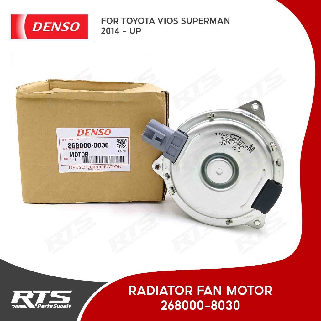 DENSO RADIATOR FAN MOTOR for TOYOTA VIOS SUPERMAN 2014 UP 268000-8030 ...