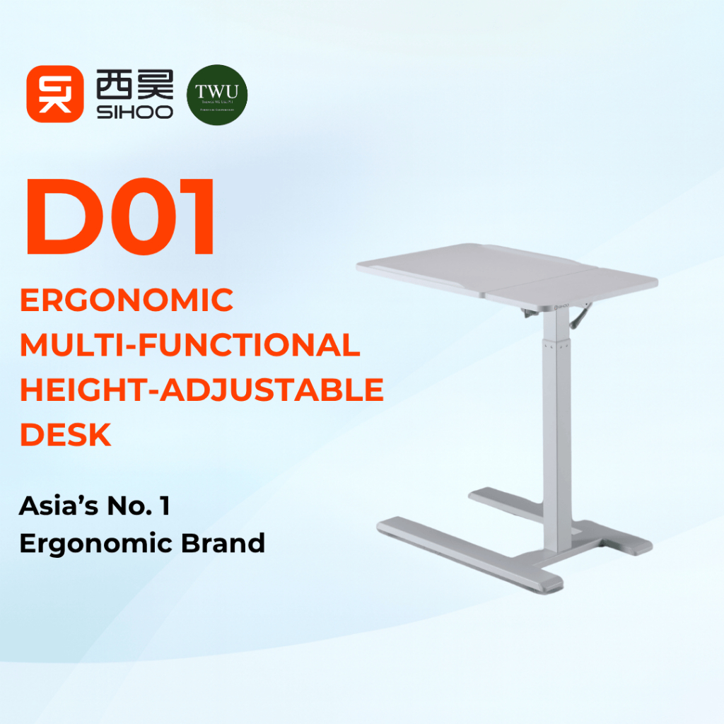 SIHOO D01 Multifunctional Ergonomic Desk: Classic (non-tilt) and Tilt ...