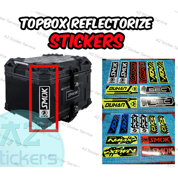 TOPBOX REFLECTORIZED CORNER STICKERS (2pcs) | Shopee Philippines