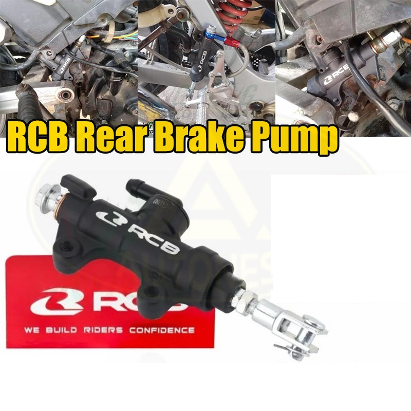 RCB Rear Brake Master Pump Charcoal Black, Universal Fit | Shopee ...