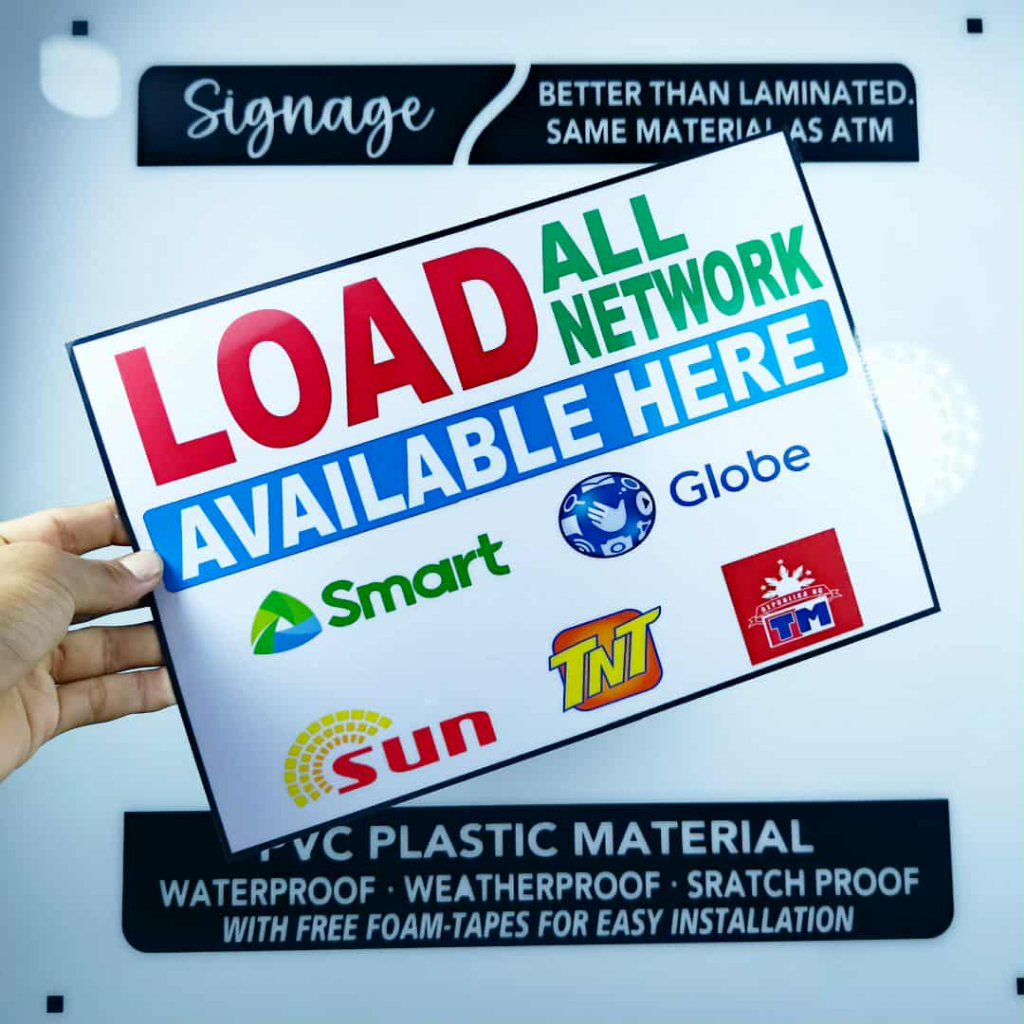 Shop load available here signage for Sale on Shopee Philippines