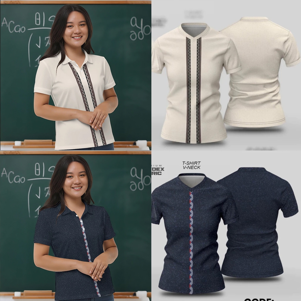 2025 New Teacher Uniforms Deped Tuesday to Thursday Teacher POLO shirt ...