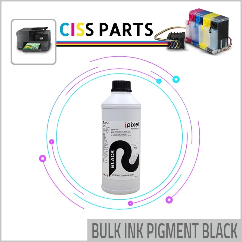 HP CISS Bulk Ink Pigment - Black - (Enhanced New Ink Formula) 525 - 525 ...