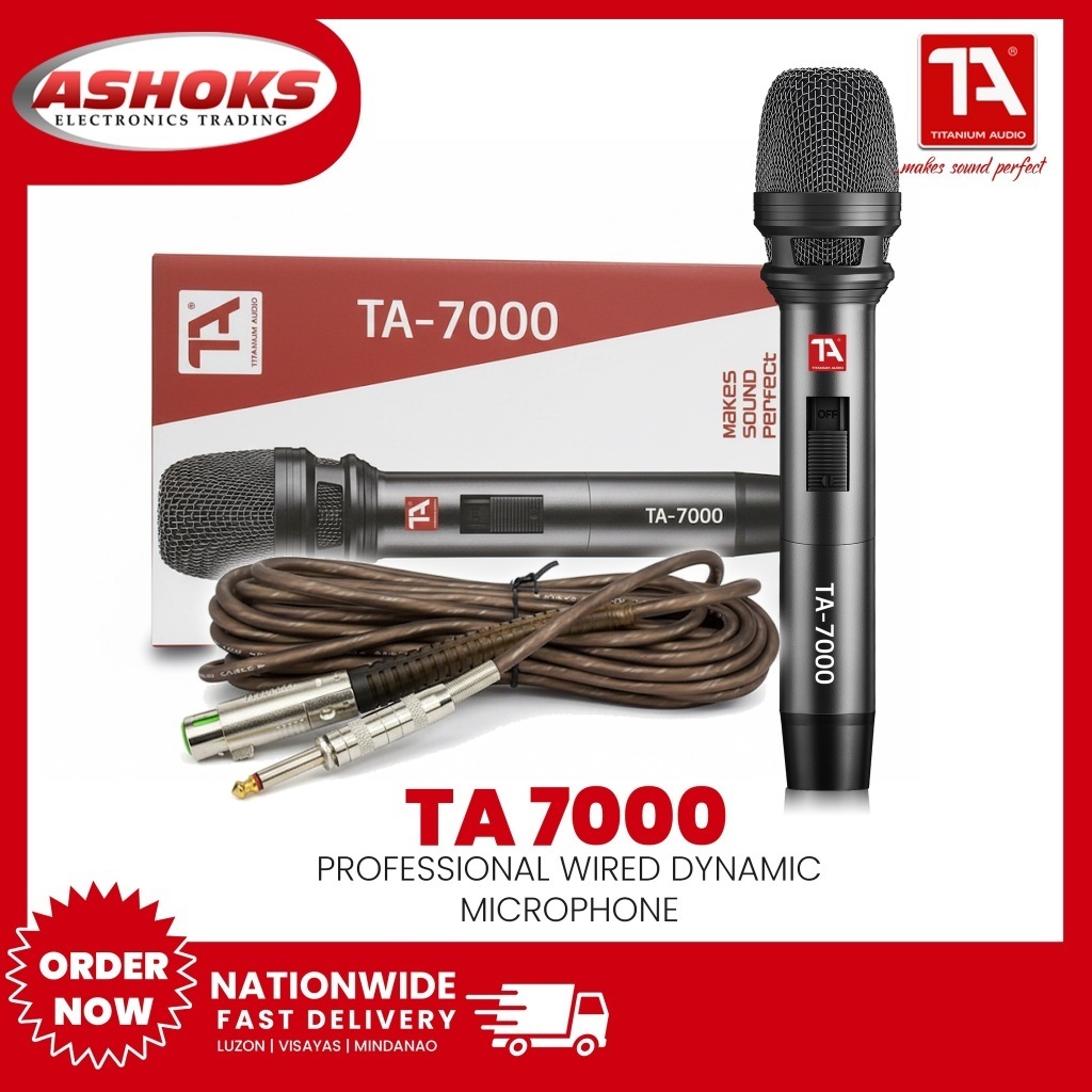Titanium Audio 7000 Professional Wired Microphone |TA 7000 Wired Mic ...