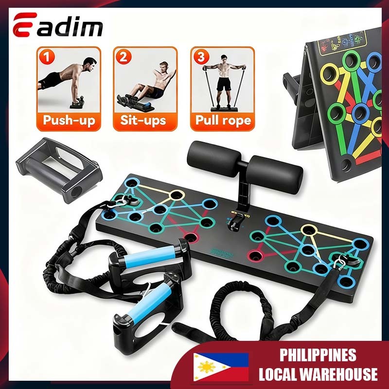 Foldable 12 in 1 Push Up Board System Portable Home Fitness Exercise ...