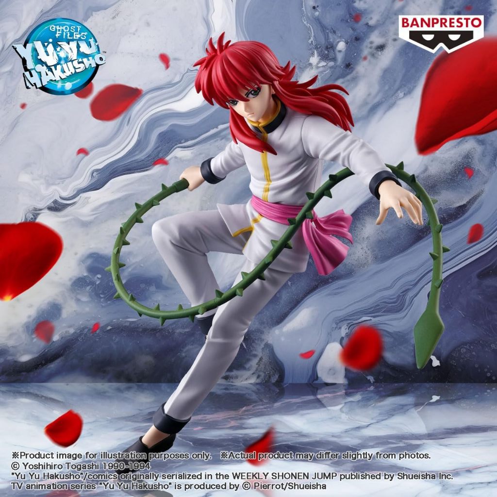 Banpresto – Figurine Kurama Yu Yu Hakusho 15 Cm – PVC, Base Incluse – Collection Officielle Pour Adultes Et Enfants +15 Ans