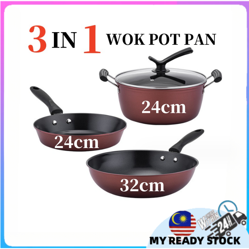 Amazing High-Quality Multi-Functional Kitchen Cooking Set - Non-Stick ...