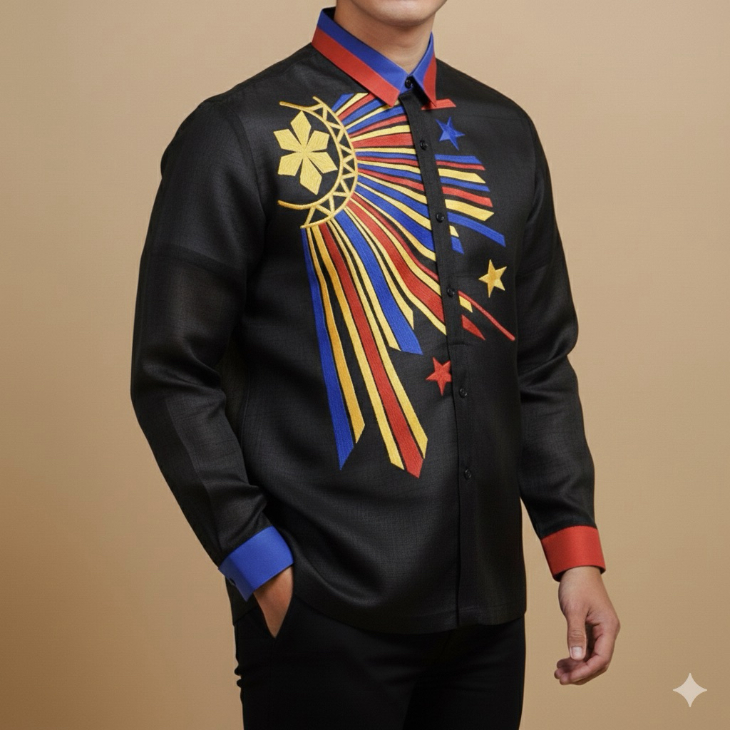 PREMIUM 】Modern Barong Tagalog Made from Jusilyn Pinya with Embroidery ...