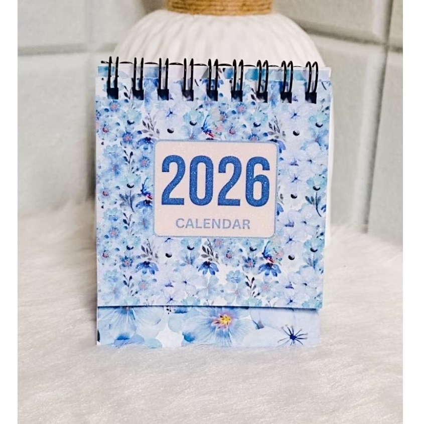 2026 Floral Desk Calendar | Mini Spiral Stand Calendar | Aesthetic ...