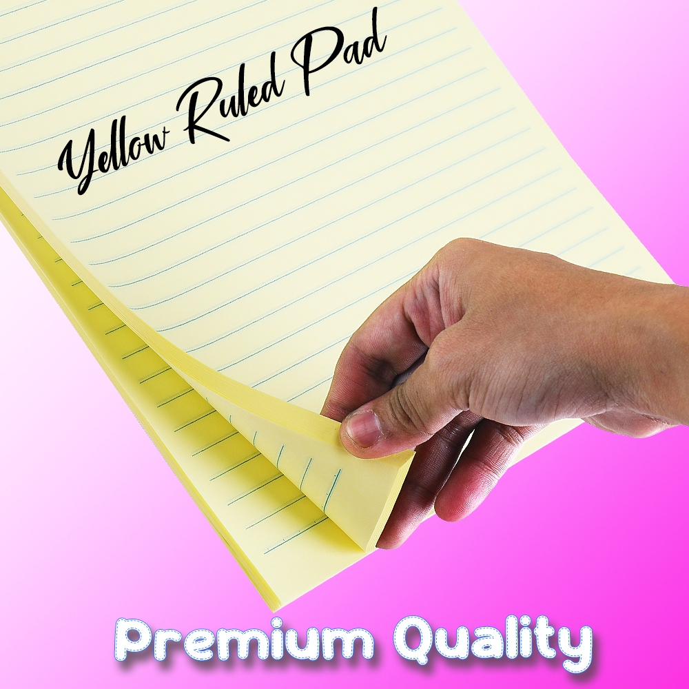 Shop school supplies yellow pads for Sale on Shopee Philippines