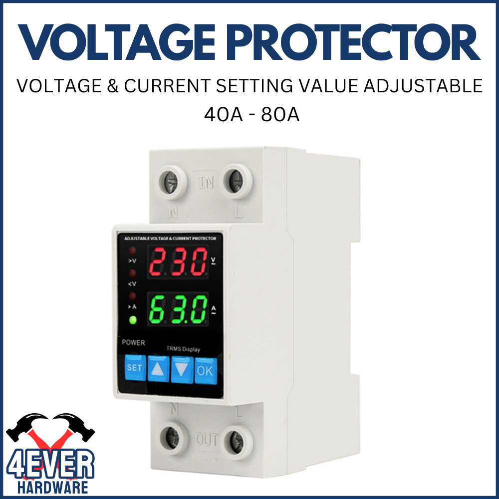 Relay Adjustable Over Voltage Current and Under Voltage Protective ...