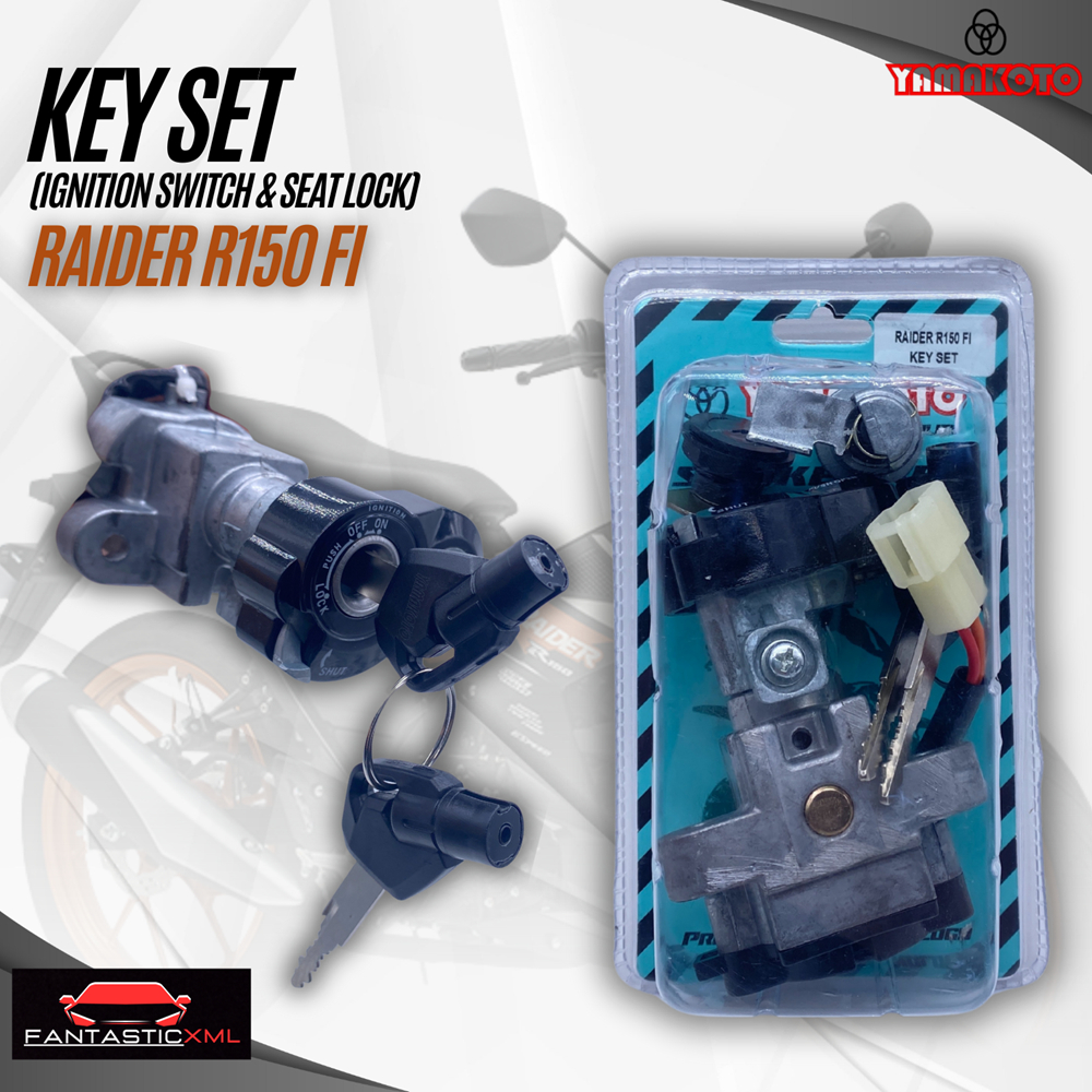 FF Yamakoto High Quality Key Set for SUZUKI RAIDER R150 FI - Ignition ...