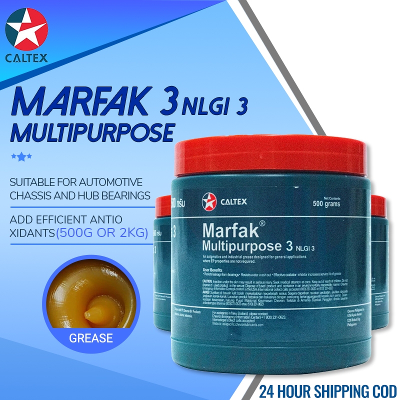 Caltex Marfak Multipurpose Grease NLGI 3 500G For Bearing Car ...