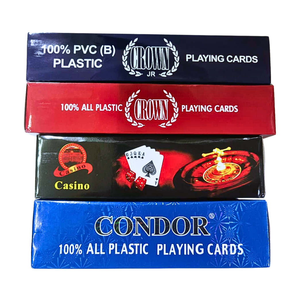 Playing Card 6pcs/12pcs - Baraha Waterproof PVC Plastic Playing Card ...