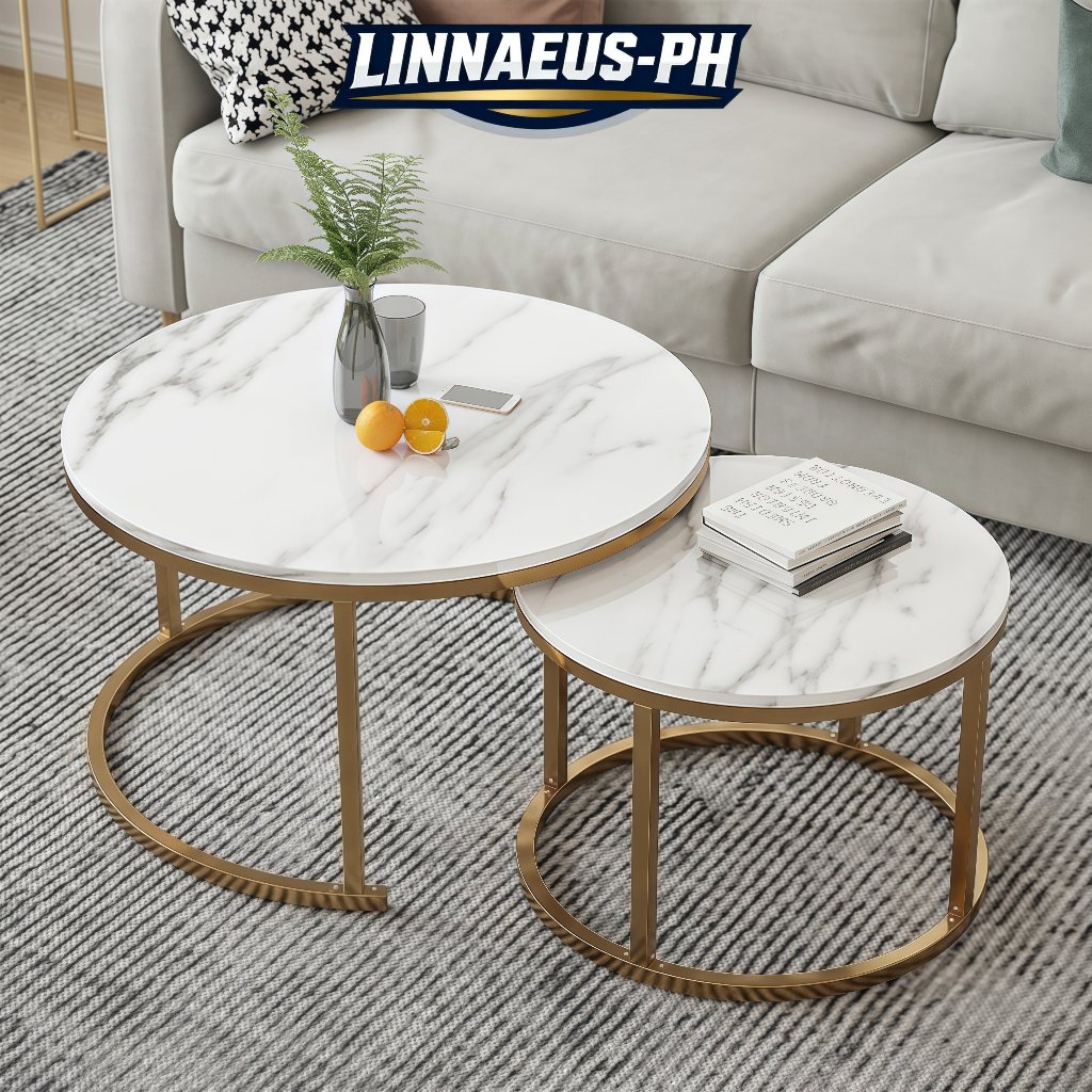 Creative small simple modern living room Nordic style steel wood coffee ...