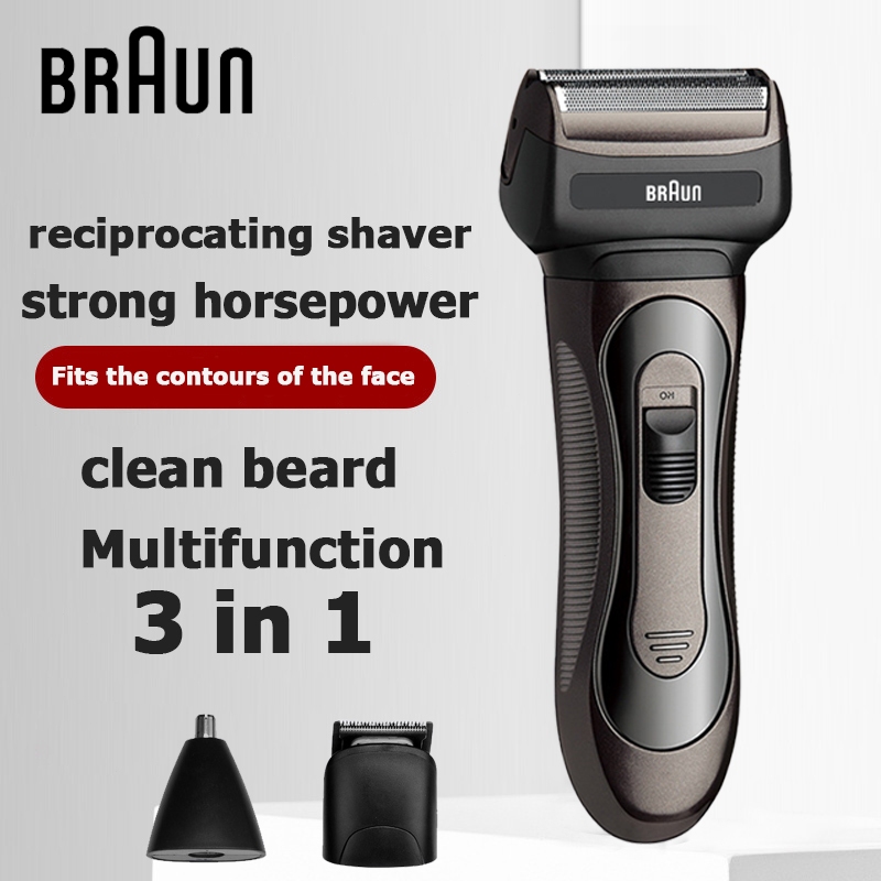 Braun Electric Shaver Travel Trim Portable USB Charging Trimmer Men ...