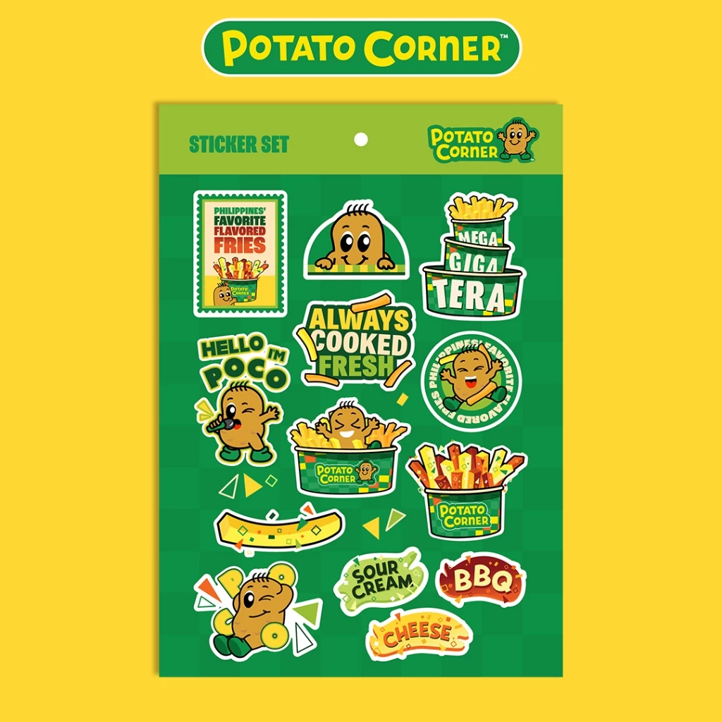 Potato Corner Sticker Pack 2