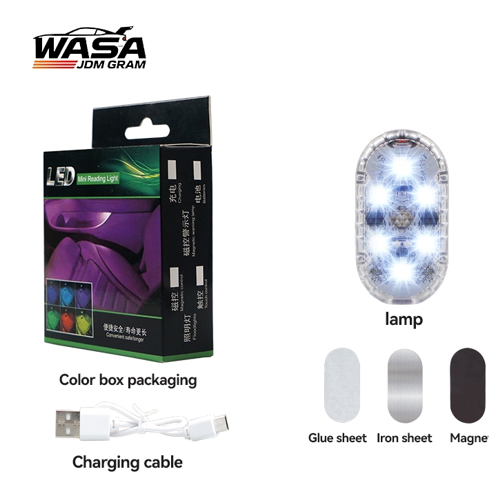 JDM USB Rechargeable Mini Kotse LED Bombilya ng Pagbabasa | Shopee ...