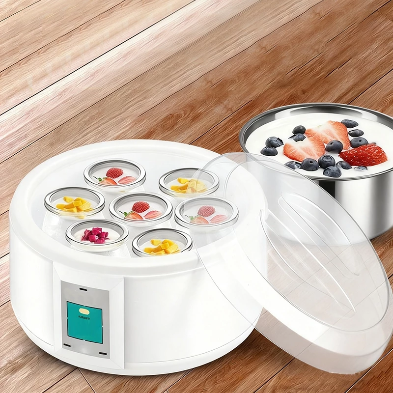 Judy Home Automatic Yogurt Maker 1.5L 7 Glass Jars