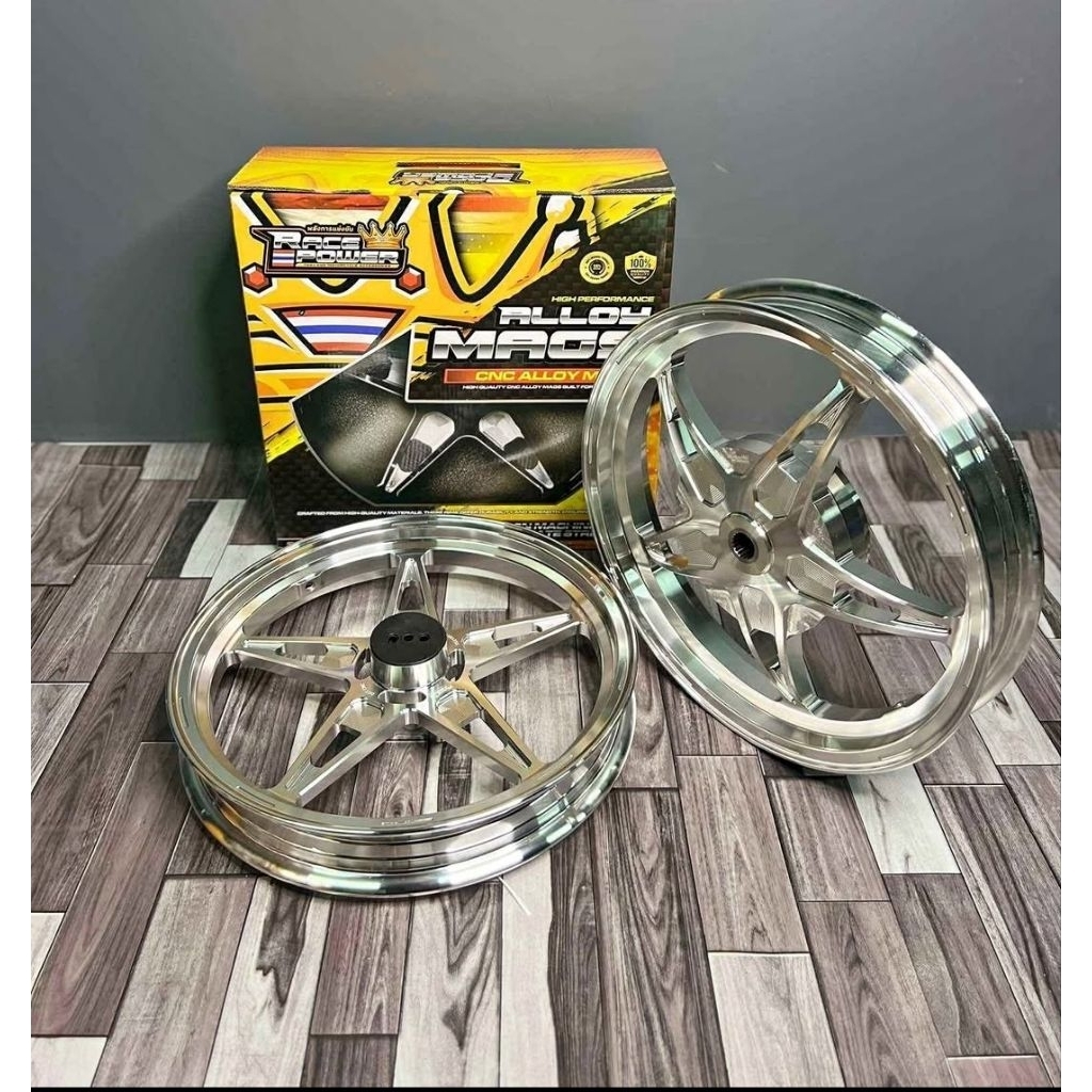 ORIGINAL RACE POWER CNC MAGS (1.85 front 2.15 rear) 14s | Shopee ...