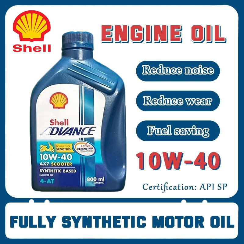 Shell Advance 10W-40 AX7 800ML Fully synthetic engine oil expertly ...