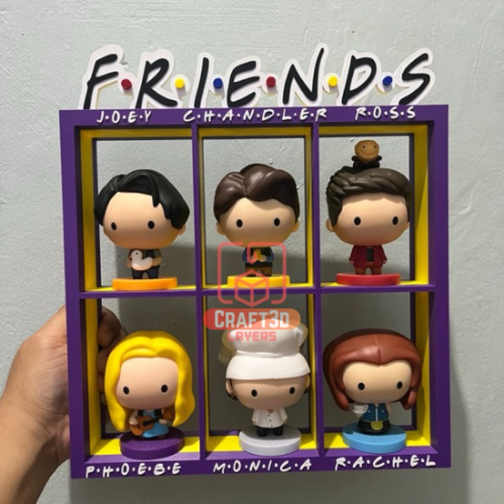 FRIENDS Funko Pop Display Shelf | Funko Pop | Shelf | Display | FRIENDS ...