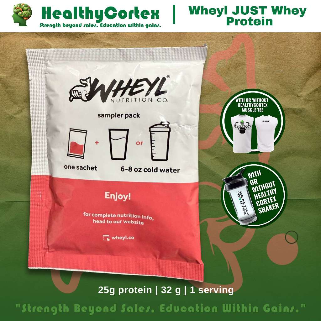 WHEYL JUST WHEY SAMPLE PACK WHEY PROTEIN SACHET | Shopee Philippines