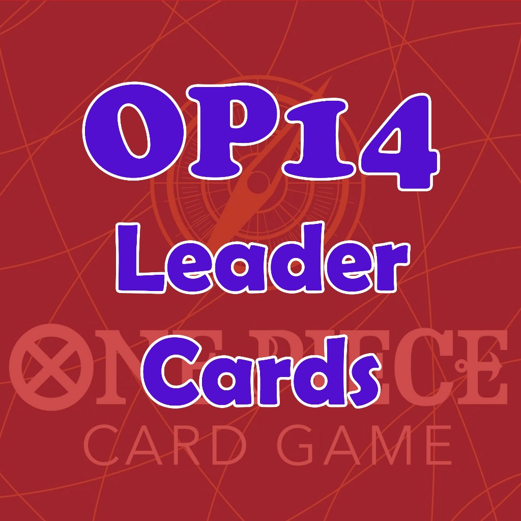 One Piece Card Game TCG OP14 LEADER Cards - The Azure Sea’s Seven ...