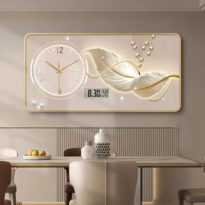 Fashion Wall Clock Painting Minimalist Design Home Wall Art for ...