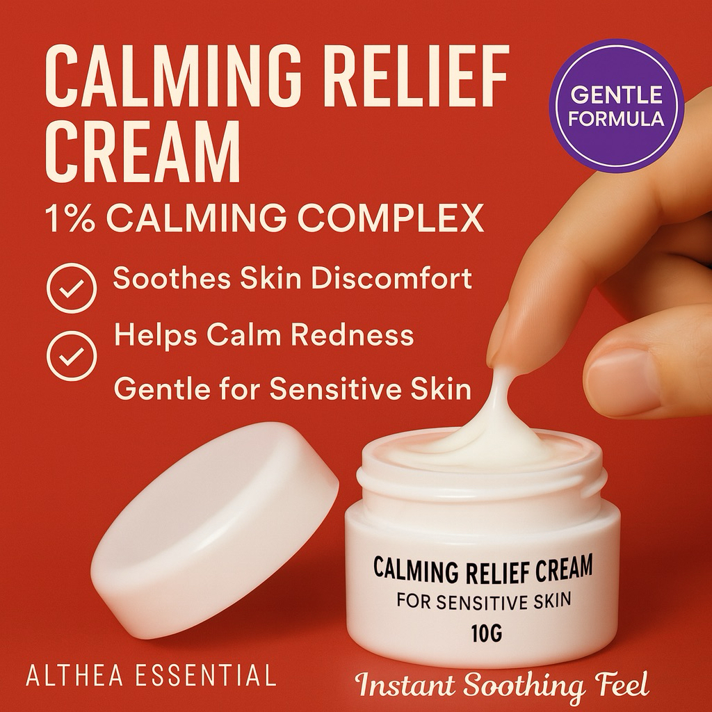 Calming Relief Cream 10g – Soothing Redness & Skin Discomfort ...