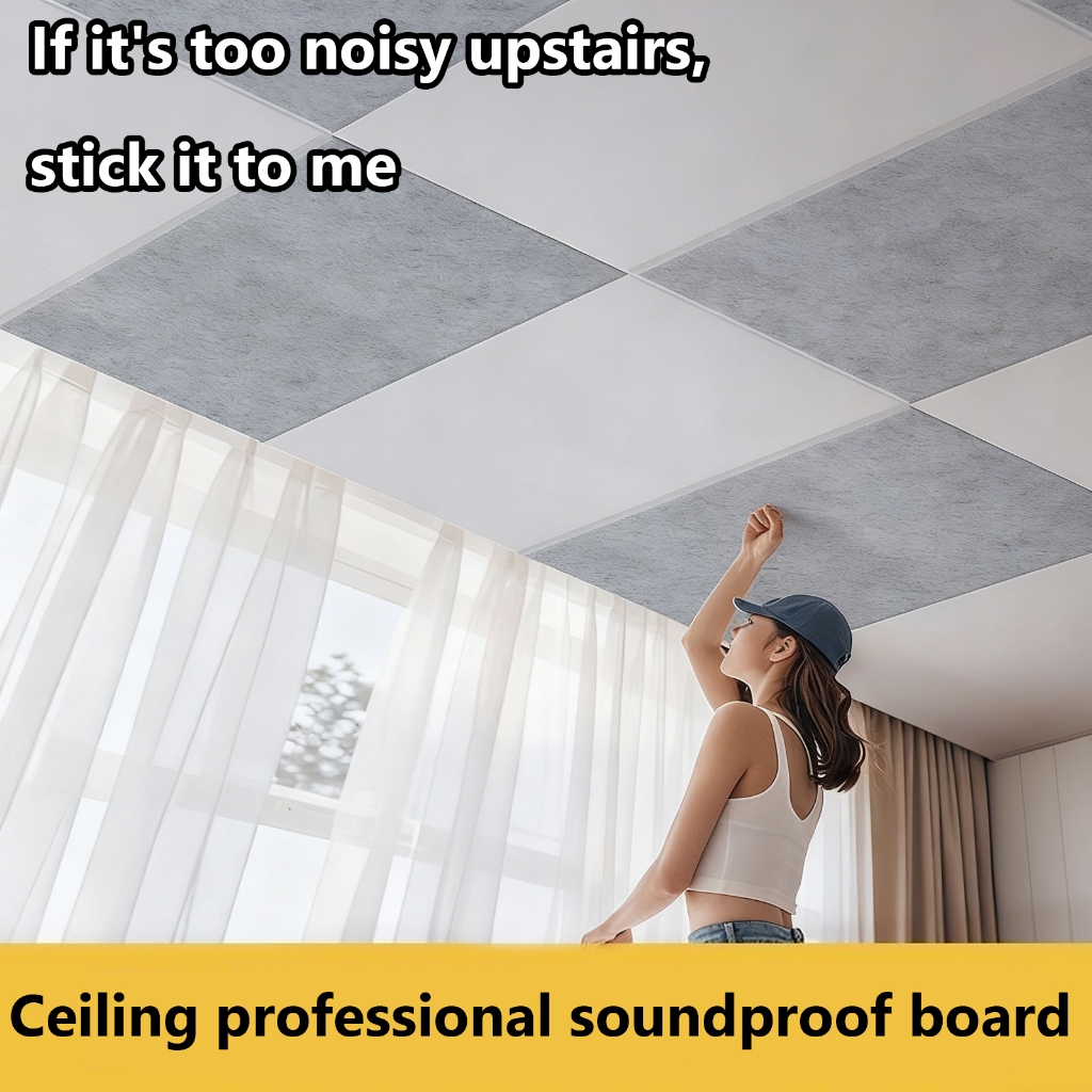6PACK-30x60cm Ceiling Acoustic Foam Panels Noise Absorption Blocks For ...