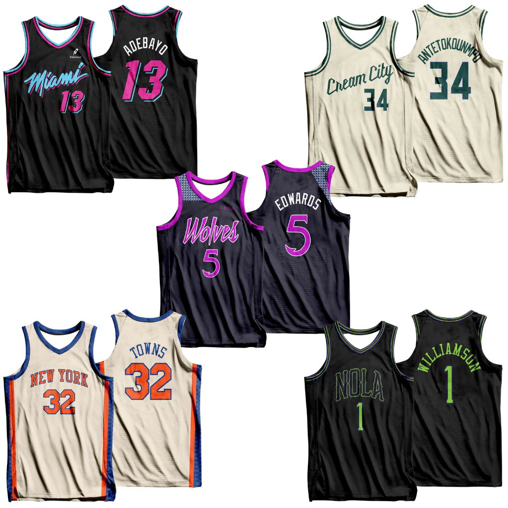 N B A Jersey | NBA CUT City Edition 2025-26 16 - 20 Team | Customize ...