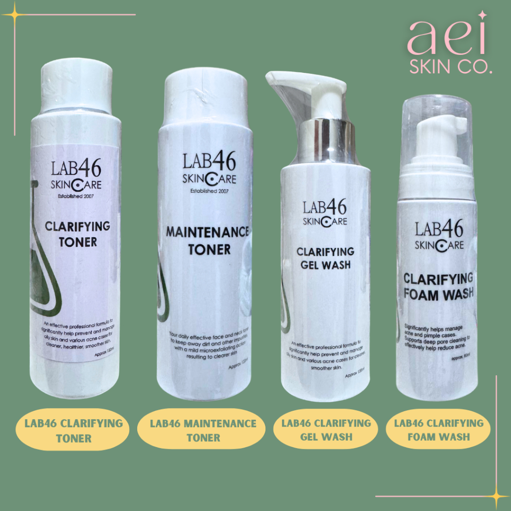 Lab46 Acne Defense Clarifying Toner/ Maintenance Toner/ Clarifying Gel ...