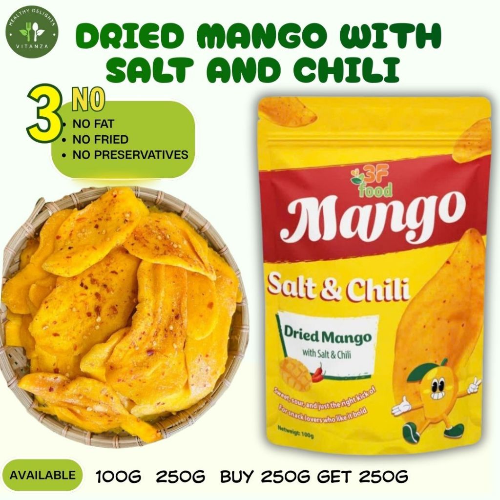 Dried Mango with Salt and Chili from 3F FOOD – Sweet, Tangy & Spicy ...
