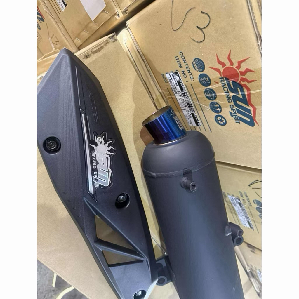 SUN RACING PIPE ADJUSTABLE & SILENT KILER MIO I 125 m3 GEAR 125 MIO ...