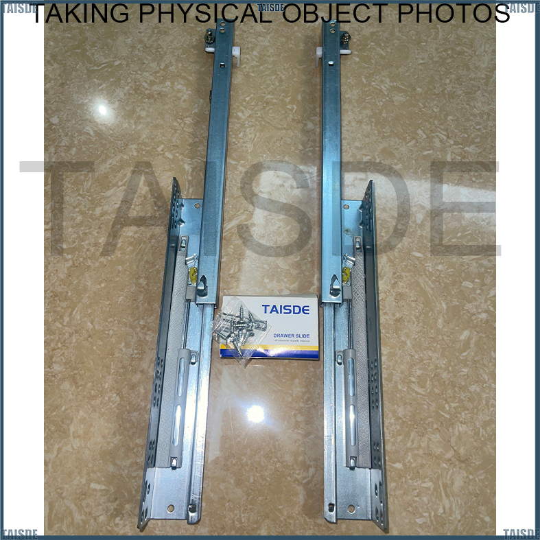 Undermount Drawer Guide Hydraulic Soft Close 2 FOLD Hidden type(2 pcs ...