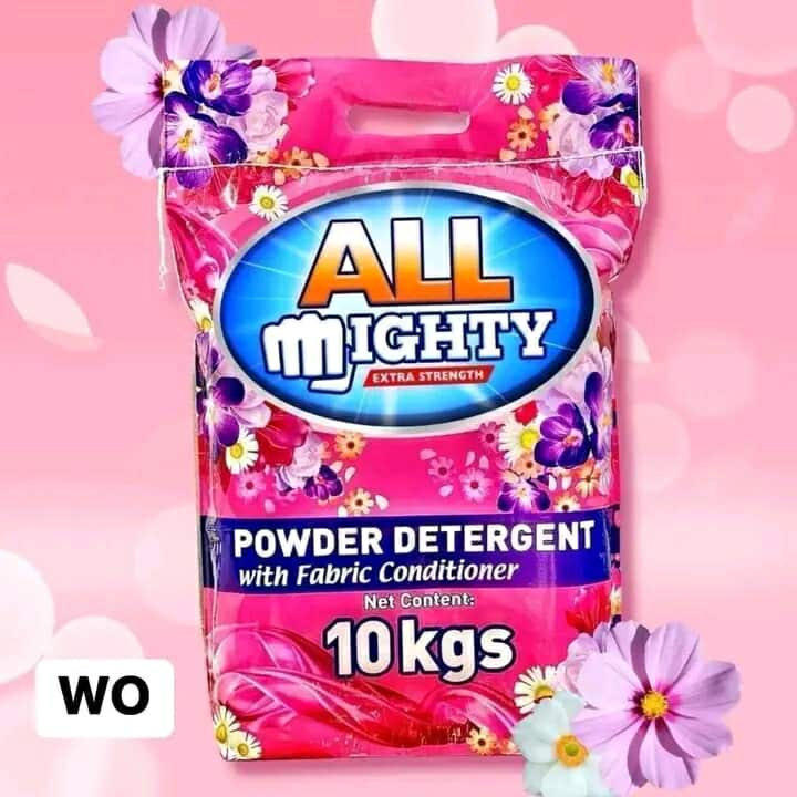 (1kg–10kg) ALL MIGHTY Detergent Powder – Matapang sa Mantsa, Mabango ...