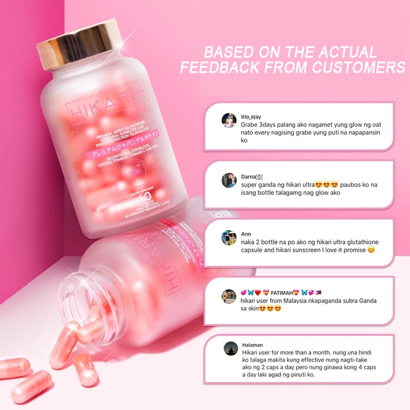 is hikari ultra glutathione effective BUY 1 GET 1】HIKARI Ultra Bottle Whitening Glutathione Oral Sunblock Lumi  Aishi Tokyo Glutathione