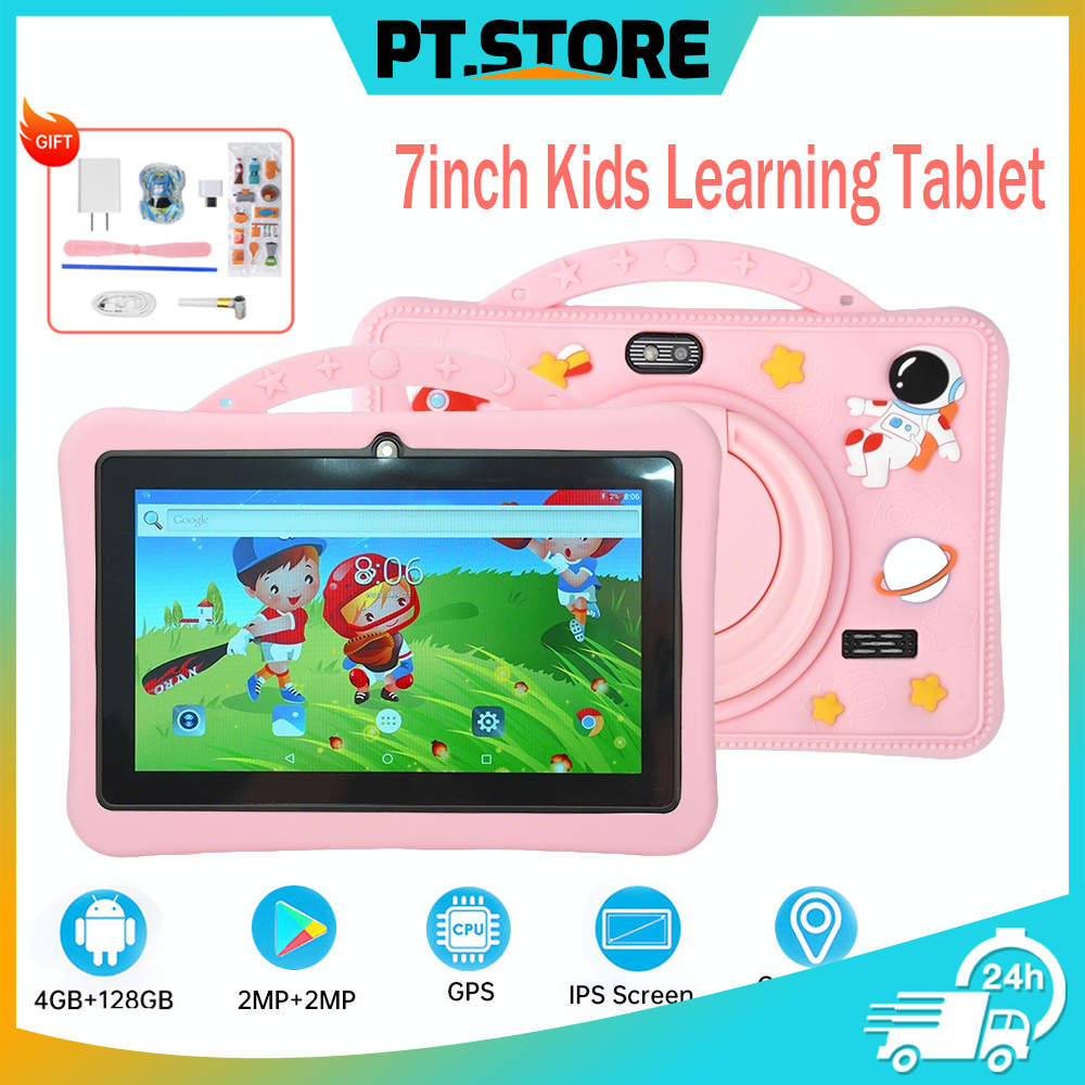 7inch Children's Learning Tablet Android Kids Tablet IPS Screen Study ...