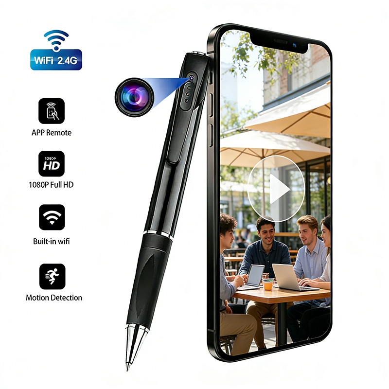Pen Camera 1080P FHD Video Recorder Hidden Camera Dual-Function Pen ...
