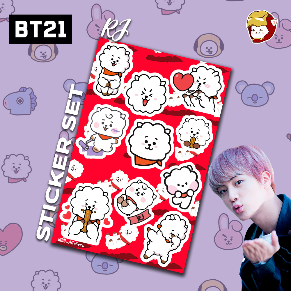 BT21 RJ | Waterproof Vinyl Stickers | Shopee Philippines