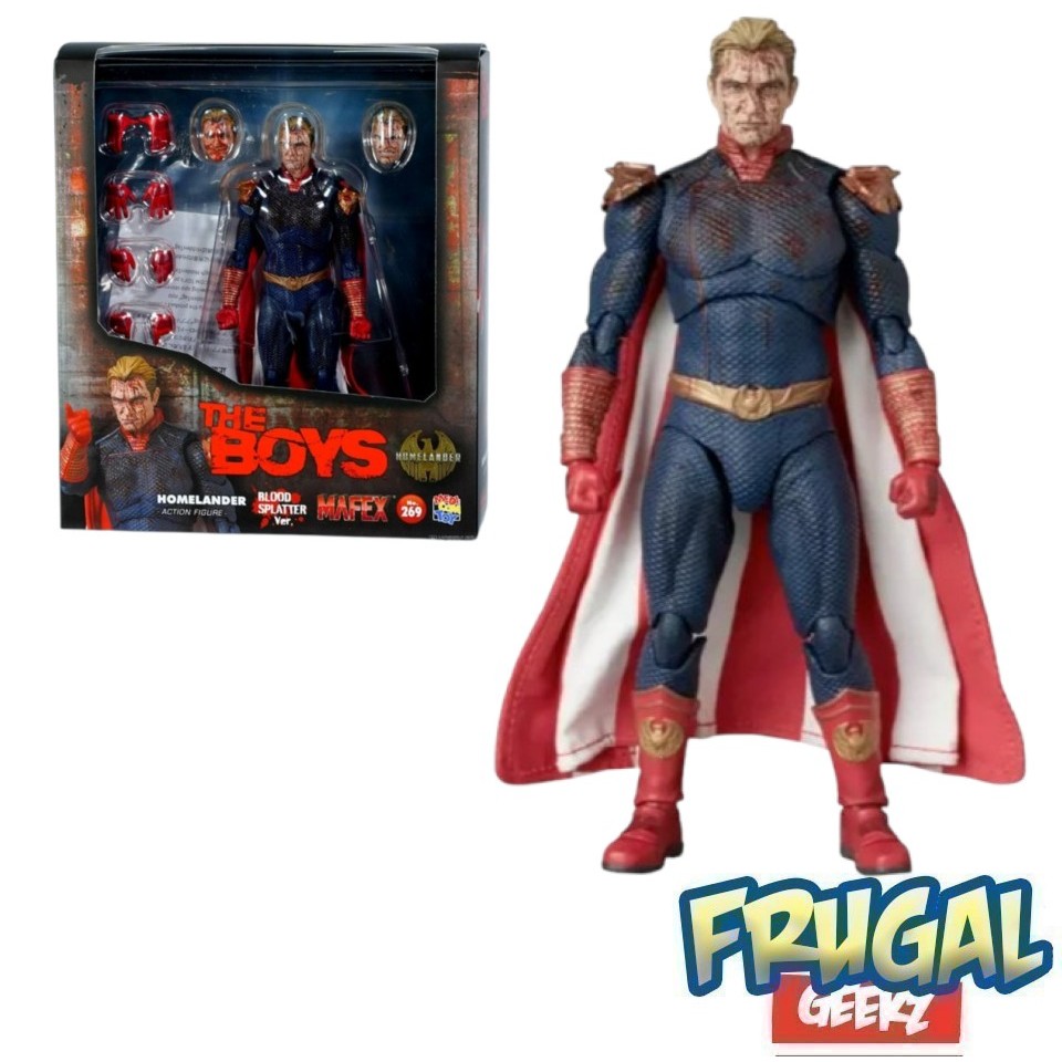 Medicom Toy :The Boys MAFEX No.269- Homelander (Blood Splatter Ver