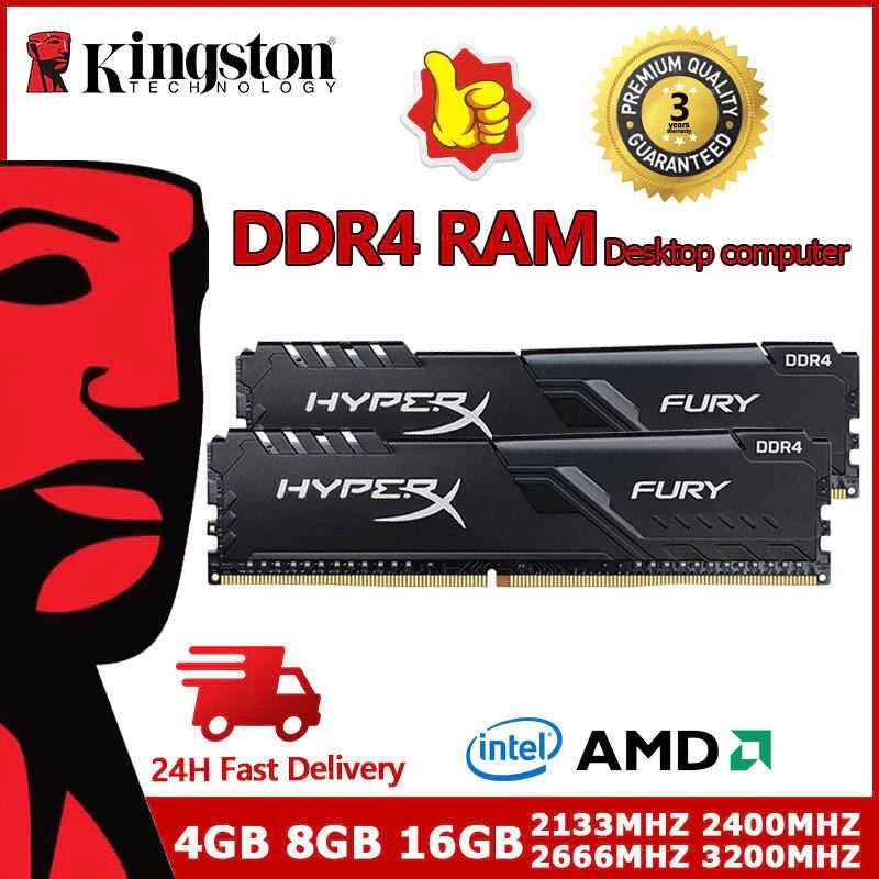 【Local】RAM DDR4 Desktop King.ston Hyperx BEAST DDR4 4 8 16GB DDR4 2400 ...