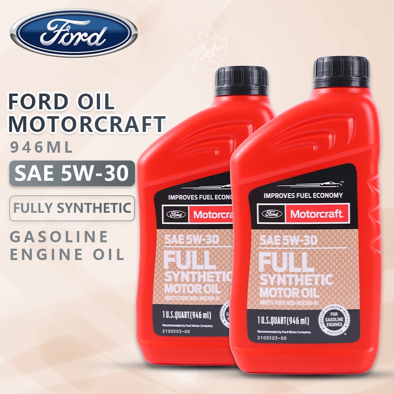 Ford Motorcraft Motor Oil SAE 5W30 946ml Fully Synthetic Gasoline ...