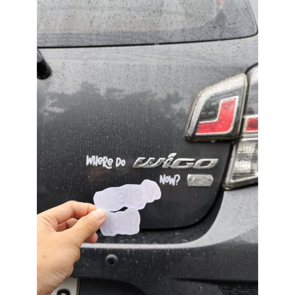 Where Do (WIGO) Now? sticker cut | Shopee Philippines