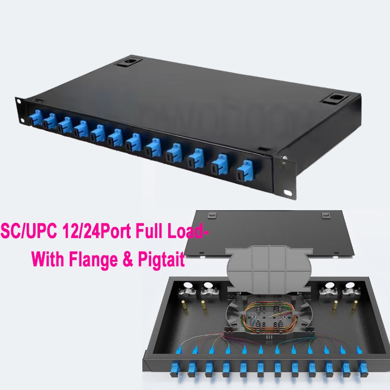 24-12-port-fiber-patch-panel-sc-upc-pigtail-odf-1u-optical-fiber