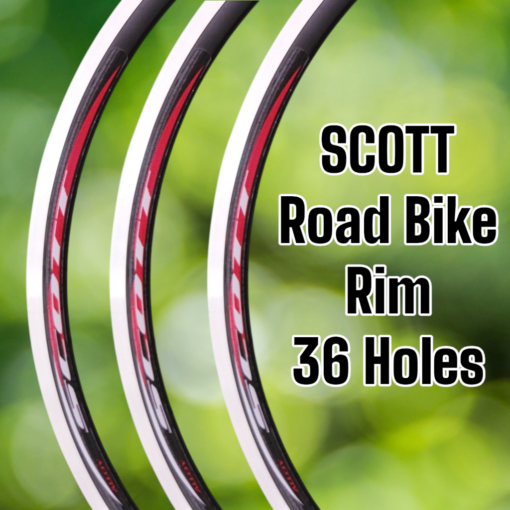 SCOTT Road Bike Rim 700c Double Wall Alloy 36 Holes | Racer Bike Rims ...
