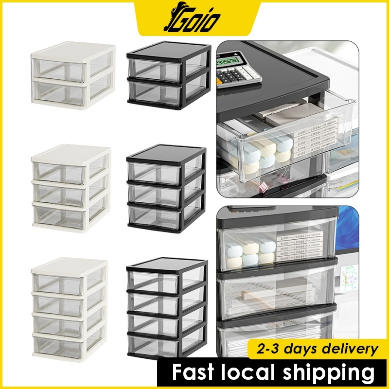 Desktop Drawer Filing Cabinet Multifunctional Storage Organizer Box for ...