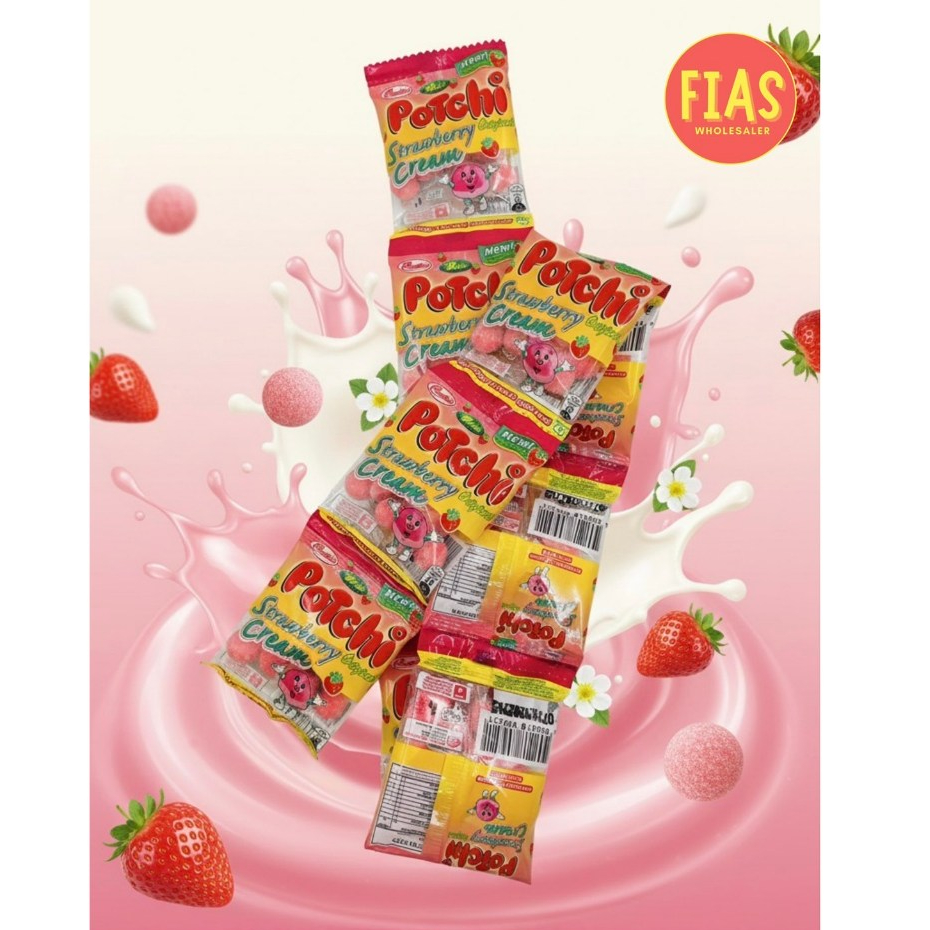 10pcs Potchi Mini Strawberry Candies Wholesale Paninda | Shopee Philippines