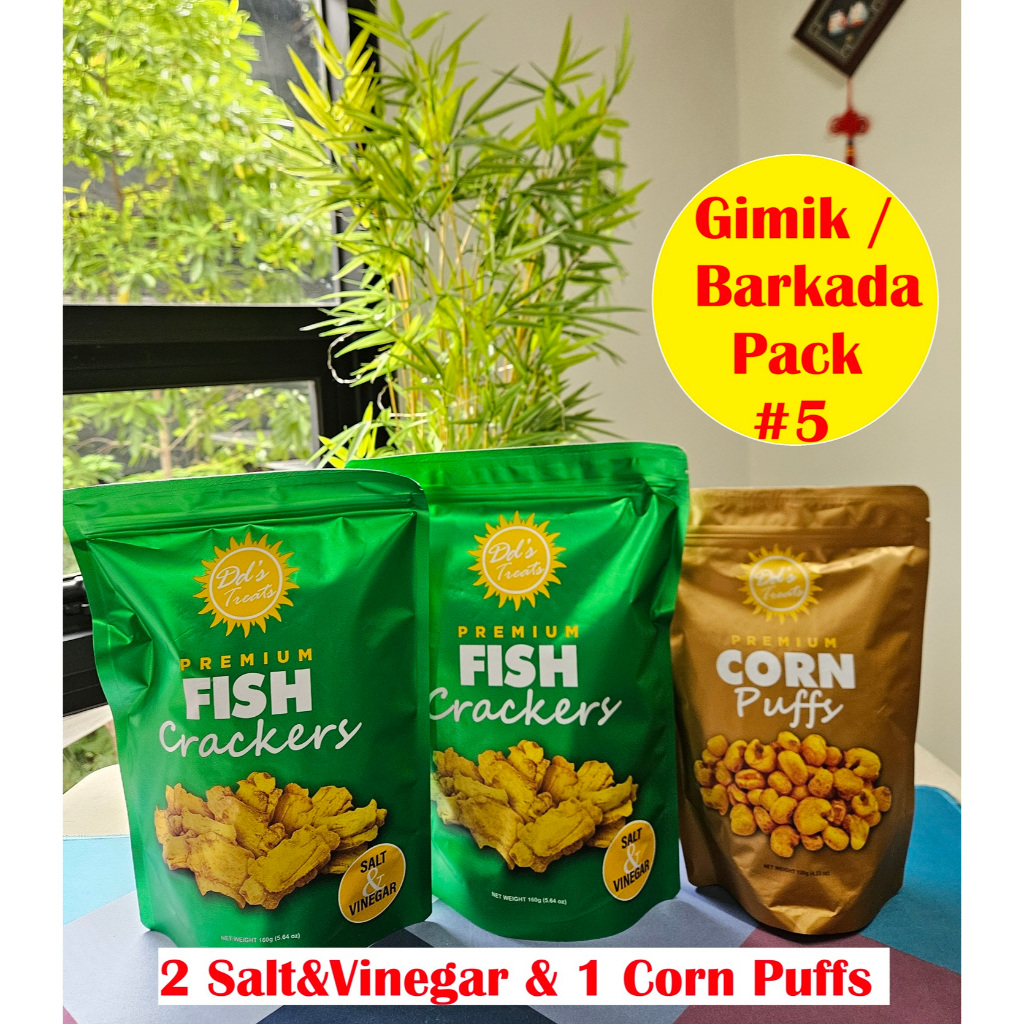 Gimik / Barkada Pack 5 ( 2 Salt&Vinegar & 1 Corn Puffs) | Shopee ...
